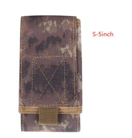 Molle Mobile Phone Bag Waist Bag Men's Sports Running Coin Purse Universal Multifunctional Vertical Belt Portable Wear Belt (Option: 4style-S 5inch)