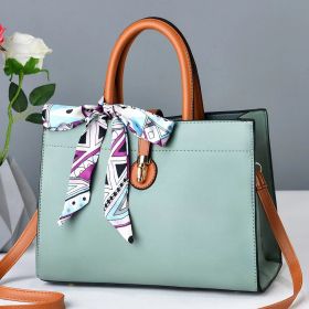 Trendy Fashion Women Crossbody Bag - Trend Shoulder Hand Bag Designer Women's Tote Bags Custom Wholesale Large Capacity Handbags (Option: Green)
