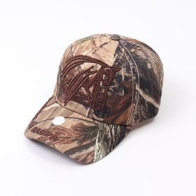 Letter Embroidery Graffiti Baseball Cap Unisex Street (Option: Light Brown)