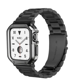 Stainless Steel For Watch IWatch Band (Option: Black-41mm)