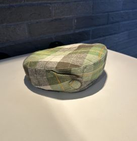 Versatile Dome Hat And Retro Checkered Painter Hat (Option: Green)