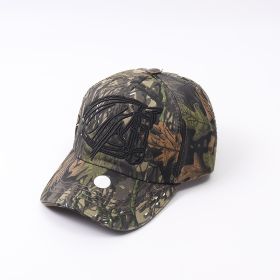 Letter Embroidery Graffiti Baseball Cap Unisex Street (Option: Dark Brown)