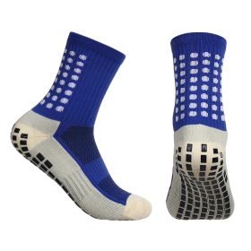 Thickened Sweat And Odor Absorbing Adhesive Non Slip Socks (Option: Blue-Average Size-4PCS)