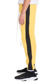 HEAVY WEIGJT SWEAT JOGGERS (Color: Yellow, size: L)