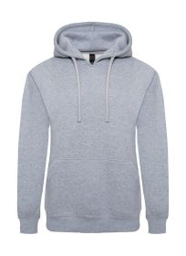 Heavyweight Fleece Pullover Hoodie (Color: HEATHER GREY, size: 3XL)