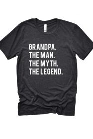 Grandpa Tee (Color: Red, size: M)