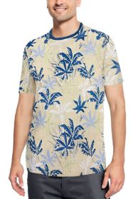 Allover Print Short Sleeve Tshirt (Color: AP10, size: M)