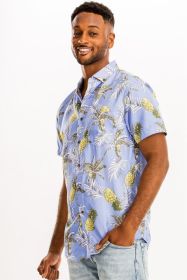 PRINT HAWAIIAN SHIRT (Color: MULTI, size: S)