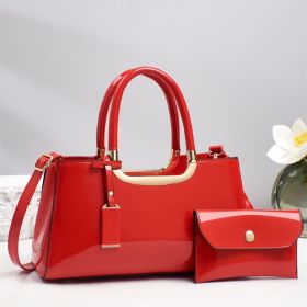 Casual Women's Shoulder Bag (Option: Red)