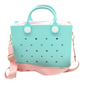Waterproof EVA Handbag Punching Women's Tote Bags With Shoulder Strap For Women Hand Tote Bag Beach Bag (Option: Style4)