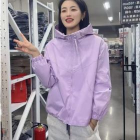 Fashion New Fashionable Jacket Women's Top (Option: Light Purple-M)